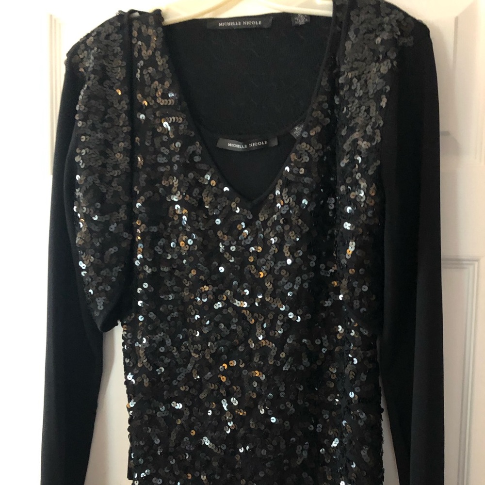 2 pc. Sequined sweater set